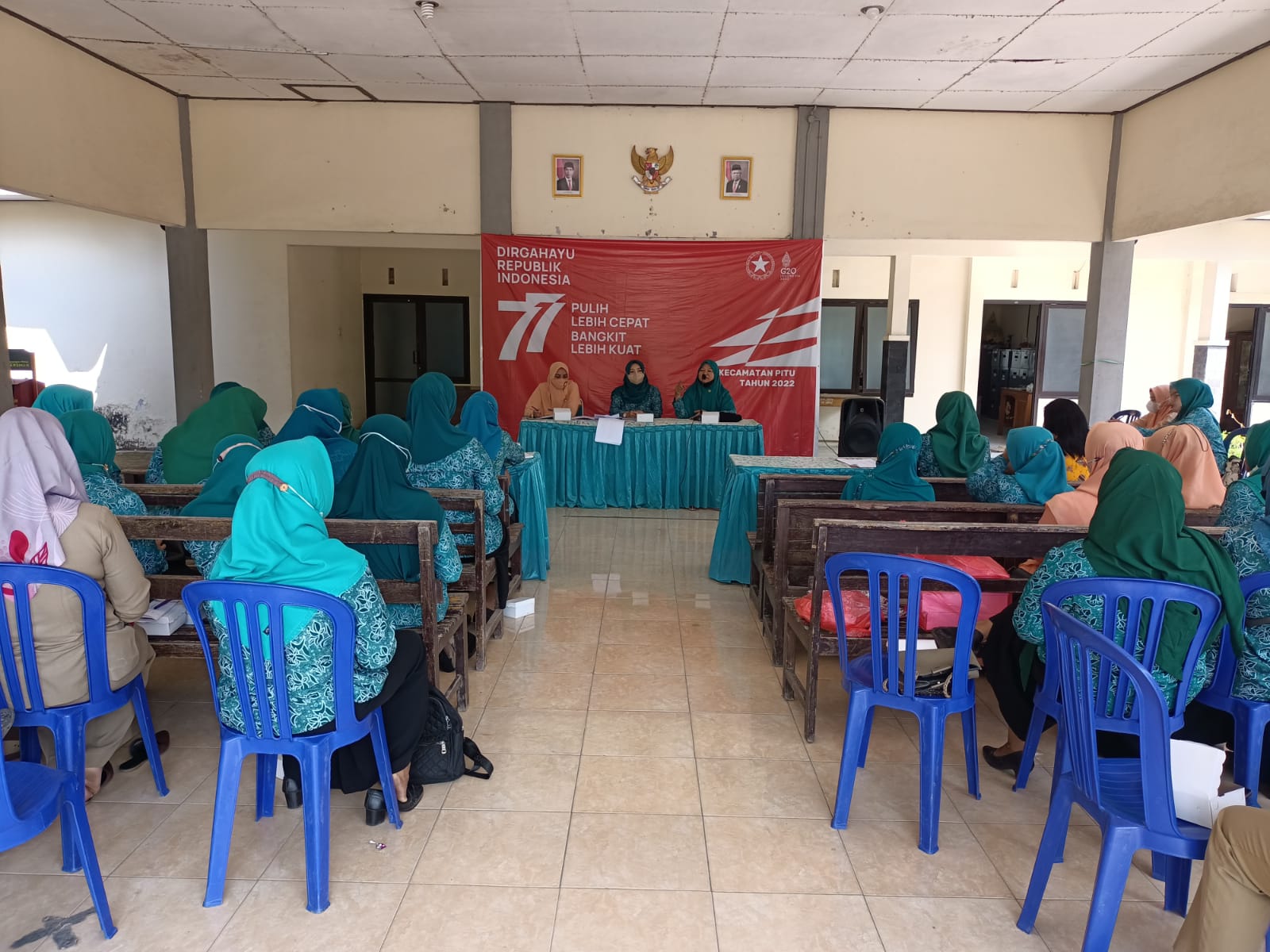 Pleno PKK dan Dharma Wanita Kec. Pitu