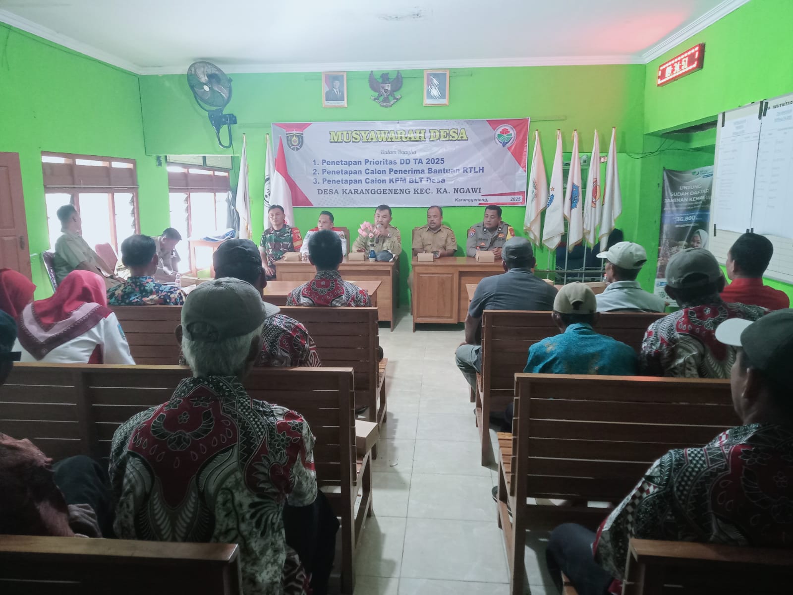 Musyawarah Desa Karanggeneng dihadiri PLT Sekcam Pitu